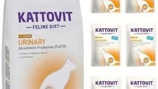 KATTOVIT Feline Diet Urinary Chicken hrana cu pui 4 kg + hrana umeda 6x85 g