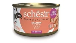 SCHESIR Hrana umeda pisica, somon in sos 85 g