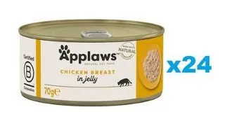 APPLAWS Kitten Chicken Breast 24x70 g hrana cu pui in aspic, pentru pisoi