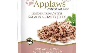 APPLAWS, File Ton si Somon, plic hrana umeda pisici, (in aspic), 70g 70g