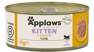 APPLAWS Kitten Hrana umeda pisoi, cu pui in aspic 70 g