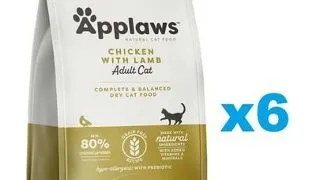 APPLAWS Cat Adult Chicken and Lamb 2,4 kg (6x400 g) Hrana pisica adulta, cu pui si miel