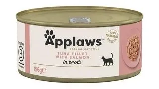 APPLAWS Cat Filet Conserva mancare pisica adulta,cu ton si somon 156 g
