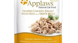 APPLAWS, Piept Pui si Vita, plic hrana umeda pisici, 70g 70g