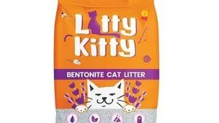 LITTY KITTY Asternut din bentonita pentru pisici, cu lavanda  5 l (4 kg)