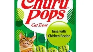 INABA Churu Pops Tuna &amp; Chicken 4x15g snack lichid pentru pisici cu ton si pui