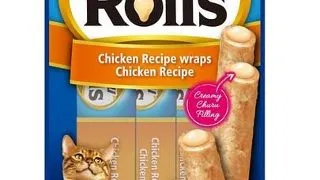 INABA Churu Rolls Chicken 4x10g rulouri pui pentru pisici