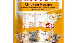 INABA Churu Kitten Chicken 4x14 g snack cremos pentru pisoi, cu pui
