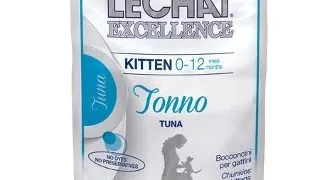Hrana Umeda Pentru Pisici, LeChat Excellence Kitten Junior, Cu Ton, 100g 100g