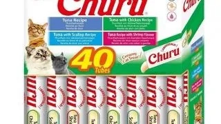 INABA Churu Variety Seafood multibox gustari pisici 40x14 g (560 g)