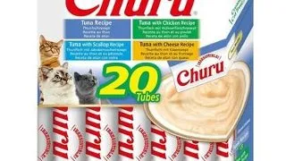 INABA Churu Variety Tuna recompense cu ton pentru pisici multibox 20x14 g (280 g)