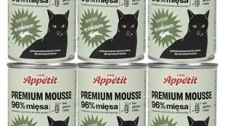 COMFY APPETIT PREMIUM Mousse cu iepure pentru pisica 6x400 g