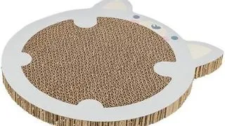 TRIXIE Junior suport de zgariat din carton pentru pisici, forma hamster
