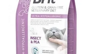 BRIT Veterinary Diet Cat Gluten Grain free Ultra-Hypoallergenic 2 kg hrana dietetica hipoalergenica pentru pisici