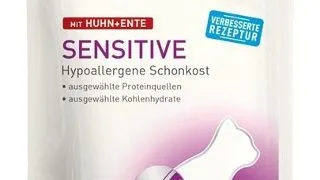KATTOVIT Feline Diet Sensitive hrana umeda dietetica pentru pisici cu alergii alimentare, cu pui si rata 85 g