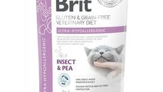 BRIT Veterinary Diet Cat Gluten Grain free Ultra-Hypoallergenic 400 g hrana pisici cu intolerante