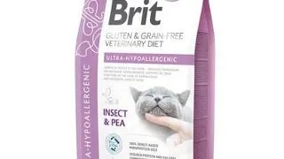 BRIT Veterinary Diet Cat Gluten Grain free Ultra-Hypoallergenic 5 kg pentru pisici cu intolerante alimentare