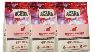 ACANA Indoor Entree Cat 3x340 g pachet saci hrana pisici
