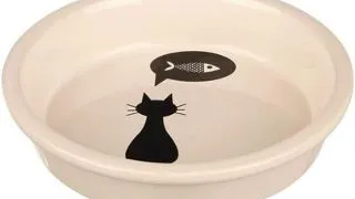 TRIXIE Castron din ceramica pentru pisici cu model pisica si peste, 0,25l / 13cm