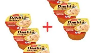INABA Cat Dashi Delights pui, ton si somon 6x70 g hrana pisica