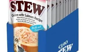 INABA CIAO Stew hrana cu pui si somon 12x40g pentru pisici