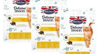 BUTCHER'S Functional Cat Sensitive hrana pisici sensibile 3x800 g cu pui