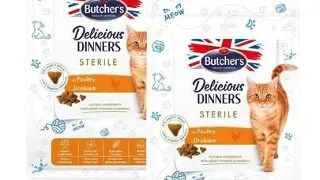 BUTCHER'S Functional Cat Indoor pentru pisici de interior 2x800 g cu pasare