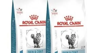 ROYAL CANIN VHN Cat Skin &amp; Coat 2 x 400 g Hrana dietetica pentru pisici cu piele sensibila