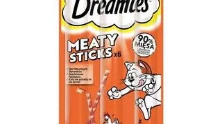 DREAMIES recompense pisici adulte, cu pui delicios 30 g