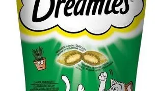 DREAMIES 60 g Recompense pentru pisici, cu iarba matei