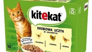 KITEKAT Pasare in aspic 12x85g hrana umeda pentru pisici cu pui, curcan, pasare
