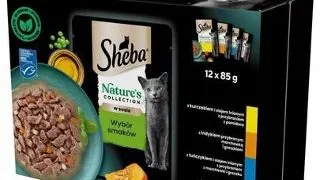 SHEBA Nature’s Collection arome in sos 12x85g hrana umeda cu pui, curcan, ton si somon pentru pisici