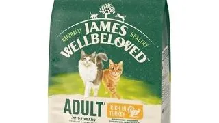JAMES WELLBELOVED Adult 4 kg hrana din curcan pentru pisici adulte 1-7 ani