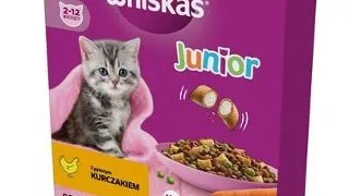 WHISKAS Junior 800 g hrana completa pentru pisoi, cu pui