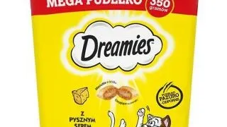DREAMIES Mega Pachet 350g Gustari cu branza pentru pisica