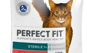 PERFECT FIT Steril 1+ 750g Hrana uscata carne de vita pentru pisici dupa sterilizare