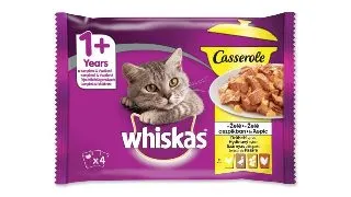 Whiskas hrana umeda pisici adulte, selectii de pasare in aspic 4x85g