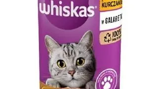 WHISKAS Adult conserva 400 g - hrana umeda completa pentru pisici adulte, bucati de pui in jeleu