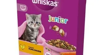 WHISKAS Junior 300 g hrana pentru pisoi cu pui delicios