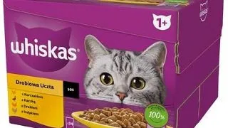 WHISKAS Adult in sos 24x85 g bucati cu pui, rata, pasare, curcan pentru pisici adulte
