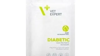 VET EXPERT Veterinary Diet Cat Diabetic 100 g plic hrana pisica