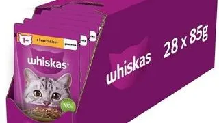 WHISKAS Adult plic 28x85g hrana umeda pentru pisici adulte in jeleu de pui