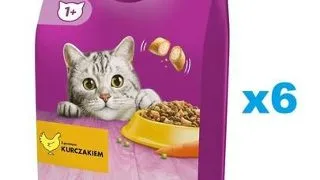 WHISKAS Adult 6x1,4 kg hrana pisici adulte, cu pui
