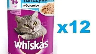 WHISKAS Adult conserve ton in aspic 12x400 g - hrana umeda completa pentru pisici adulte