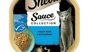 SHEBA Sauce Collection ton in sos 85 g tava pentru pisica