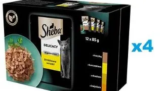 SHEBA Delicacy pachet plicuri 48x85 g hrana umeda pisici adulte, carne de pasare in aspic