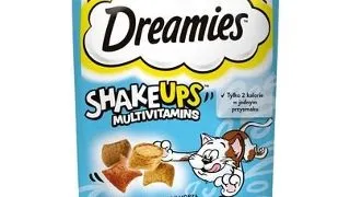 DREAMIES ShakeUps Multivitamins 6x55g pernite cu ton, somon si creveti pentru pisici