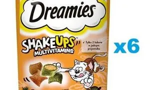 DREAMIES ShakeUps Multivitamins 6x55g recompense pisici