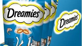 DREAMIES cu somon 6x60 g recompense pentru pisici