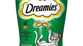 DREAMIES Mega Pack 4x180 g recompensa pisica cu iarba matei